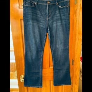 JJill jeans.  Size 16. Slim boot cut.  Never worn